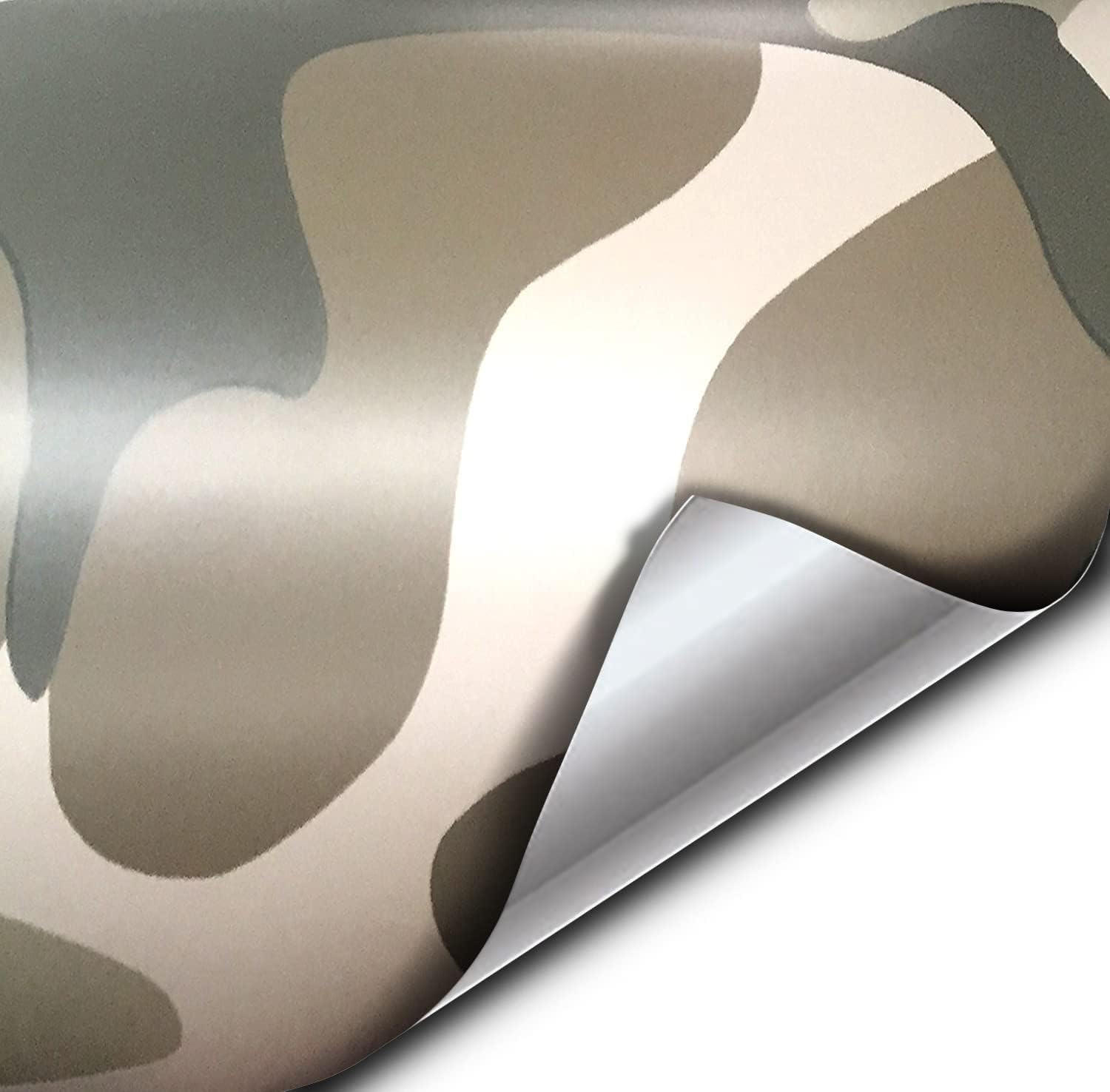 VViViD Vinyl Camouflage Pattern Wrap Air-Release Adhesive Film Sheets (10ft x 5ft, Desert Camo)