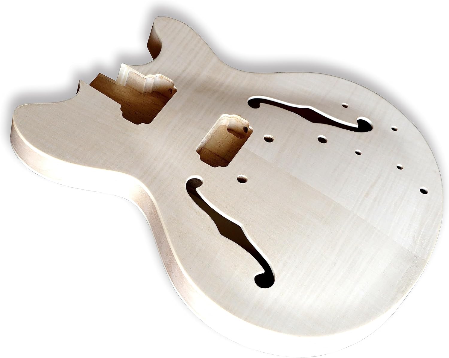 BexGears DIY SES Style Electric Guitar Kits Basswood with AAA Flamed Maple Top Body Maple neck You Build The Guitar