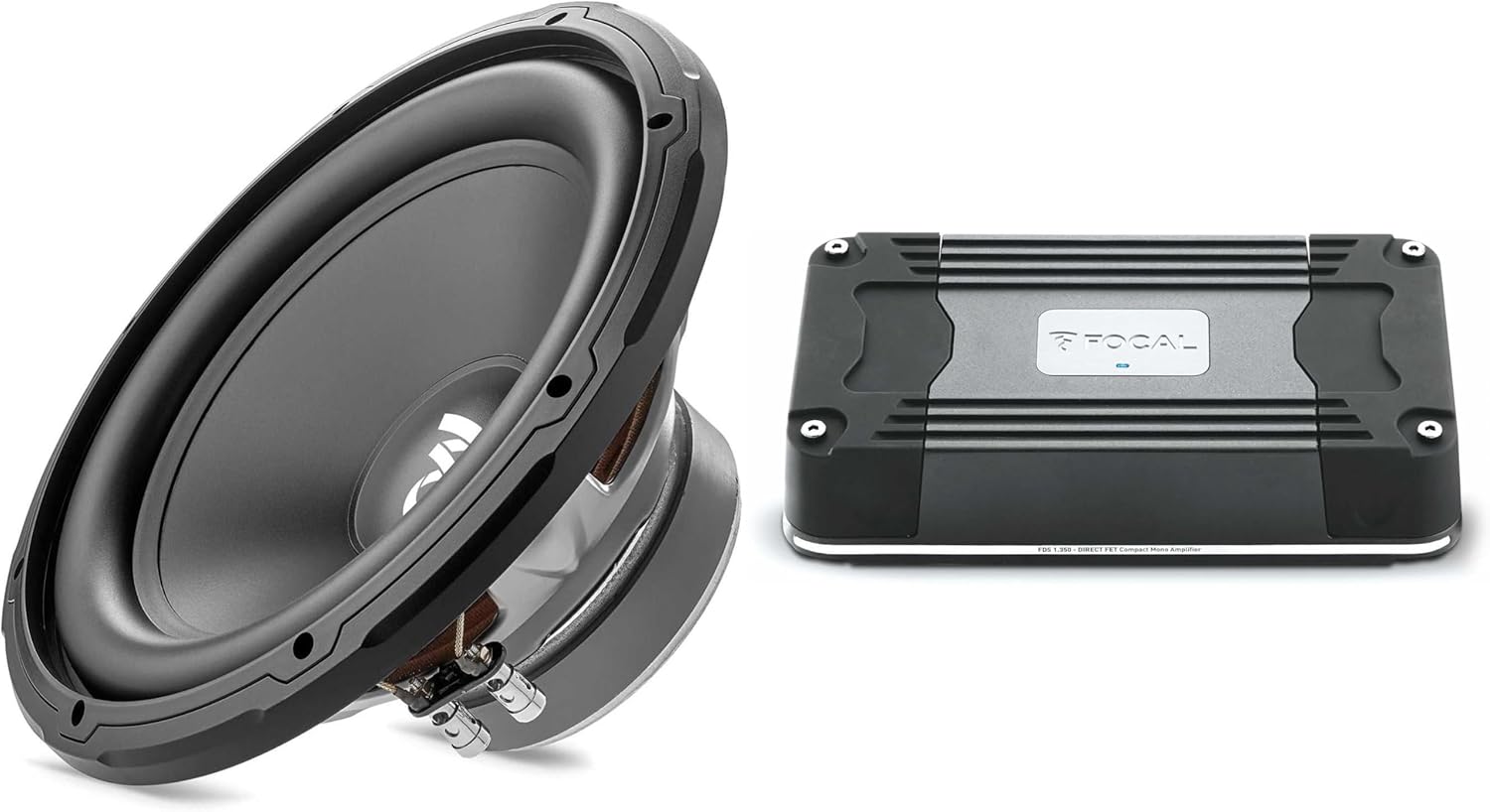 Focal FDS-1.350 1 Channel Amplifier 1 x 350 W and SUB 12 Dual 12