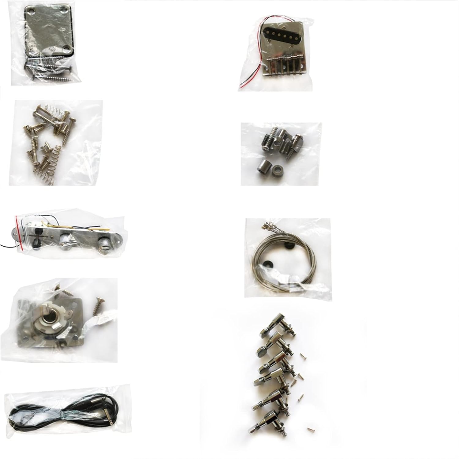 Unfinished Guitar Kit Maple Tiger Grain Maple Electric Guitar Basswood Body and Rosewood Fingerboard DIY Combination Handmade ​Guitar Body