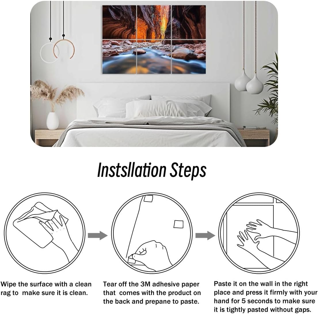 6 Pack Art Acoustic Panels National Park Utah Sound Absorbing Panel 48