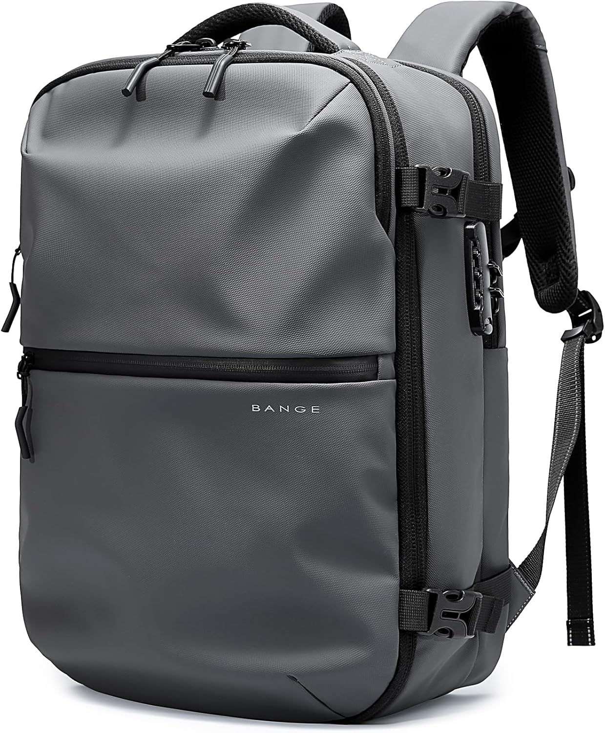 BANGE Travel Backpack with TSA lock version can hold 15.6 inch Laptop suitable Daily Commute and Overnight Flight Approved Anti-theft Bag