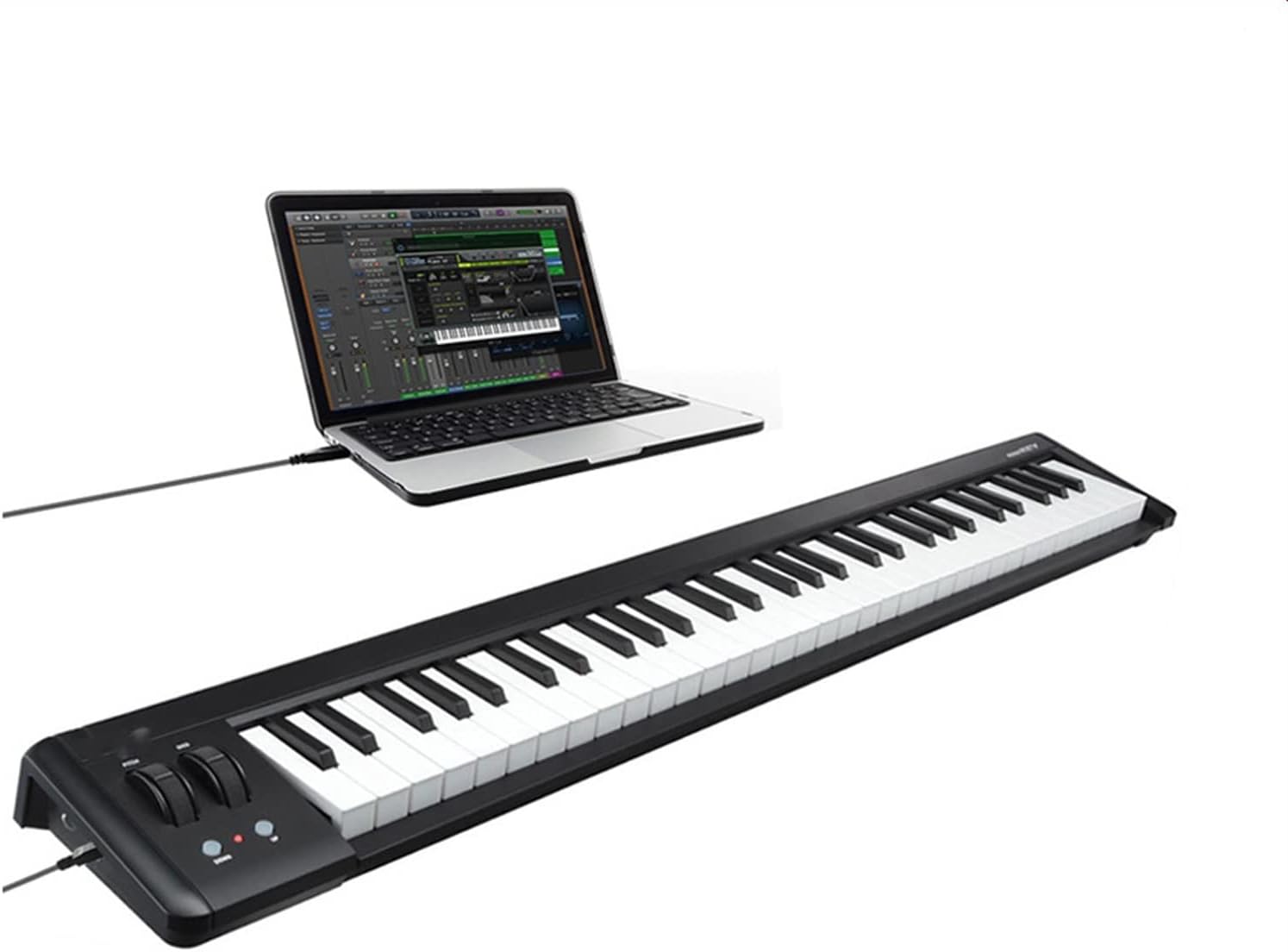 Keyboard Piano 61-Key Compact USB MIDI Keyboard Controller