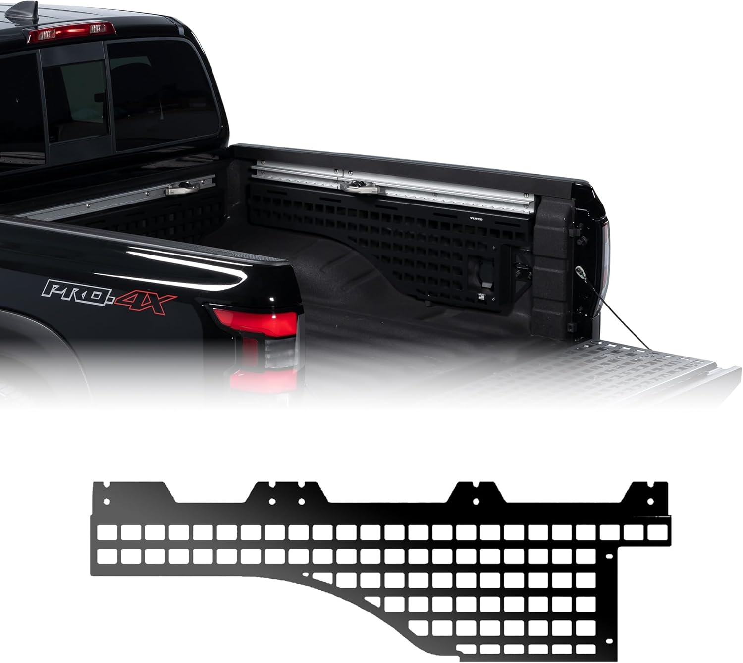 Putco Truck Bed Passenger Side MOLLE Panel - Fits Nissan Frontier 2022-2026 4'10'' Bed