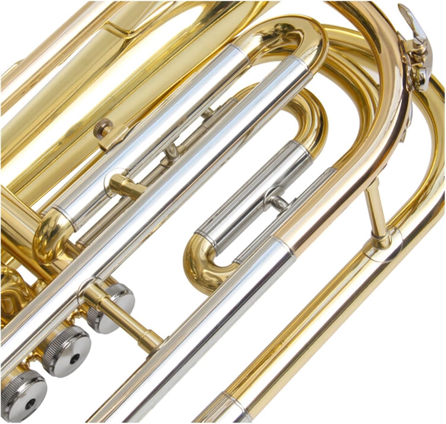 Adult Trombone Instrument Three Key B Flat Trombone Gold Suitable For Beginners Brass Instrument
