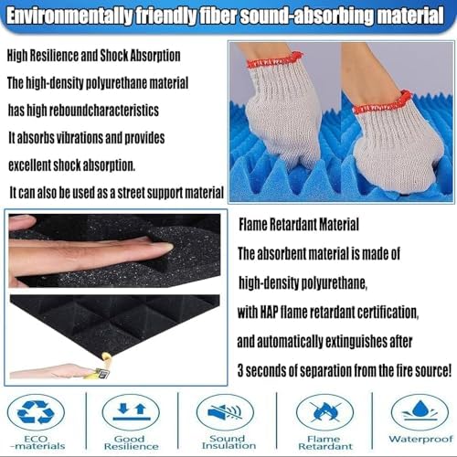 Desktop Soundproof Cover,Isolation Booth,Portable Vocal Recording Booth,Vocal Sound Absorbing Shield,80cm/60cm Self Made Sound Booth Box,Yellow-80 * 80 * 80cm