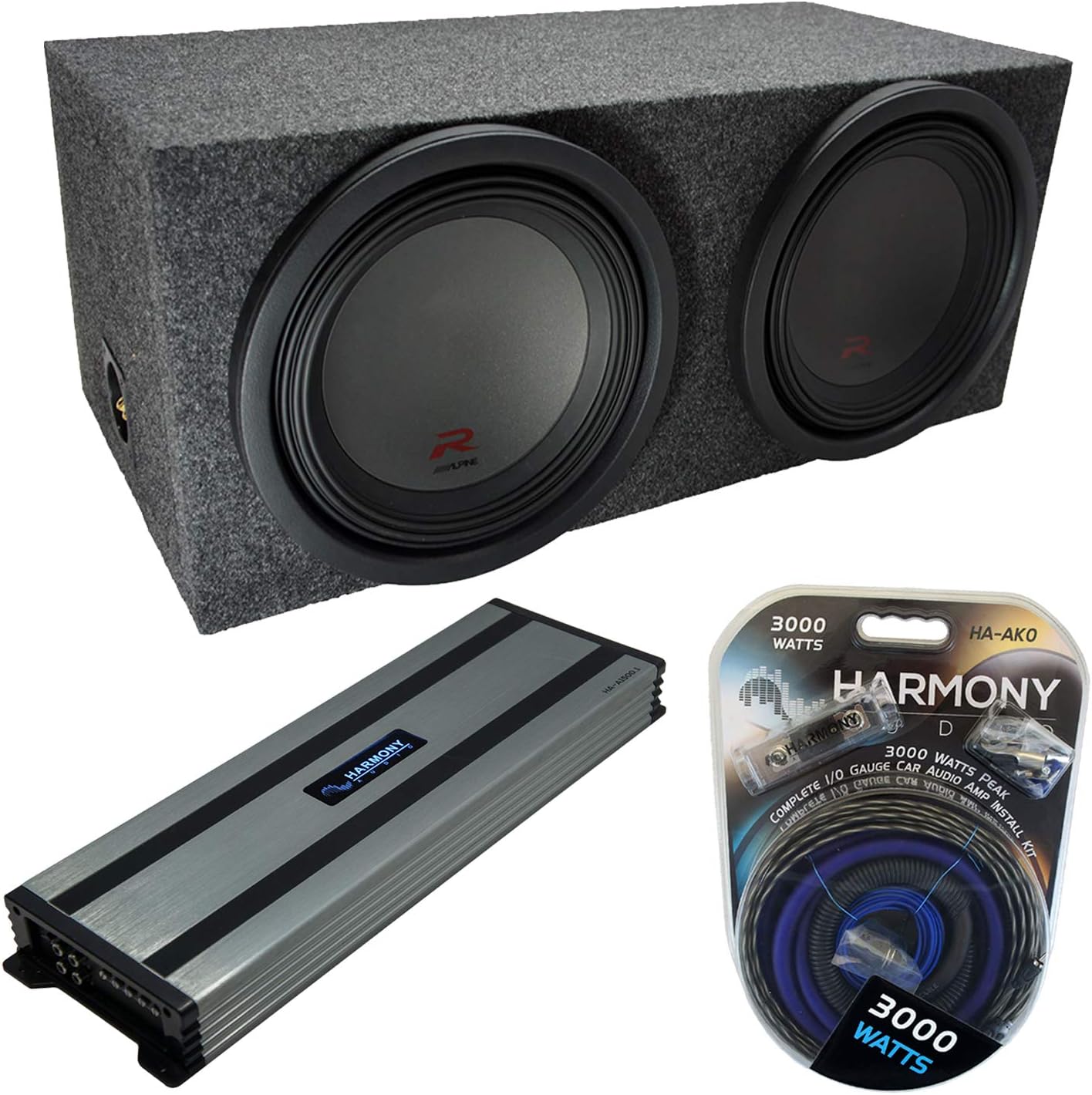 Universal Car Stereo Rearfire Sealed Dual 12