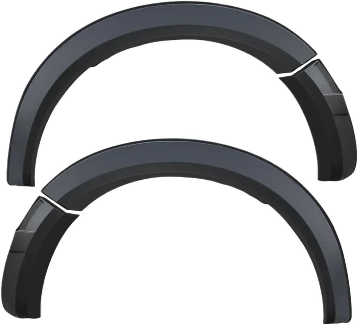 ABS Front Wheel Arch Extension Fender Flares Compatible For Ford Ranger Next Gen 2022 2023 XLT XLS XL Mudguards 4X4 Car Styling Accessories(2pcs rear fender)