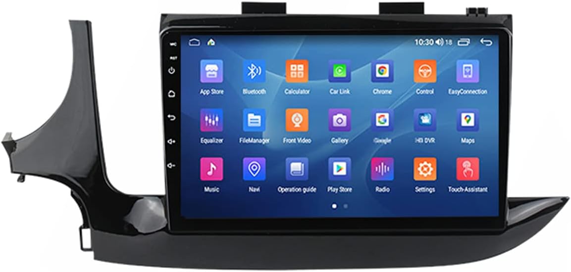 Car Entertainment Multimedia System, 9 Inch Double Din Touchscreen Monitor Car Stereo MP5 Player Bluetooth Car Radio Receiver for Opel Mokka 2016-2019 Supports Carplay/DSP/FM
