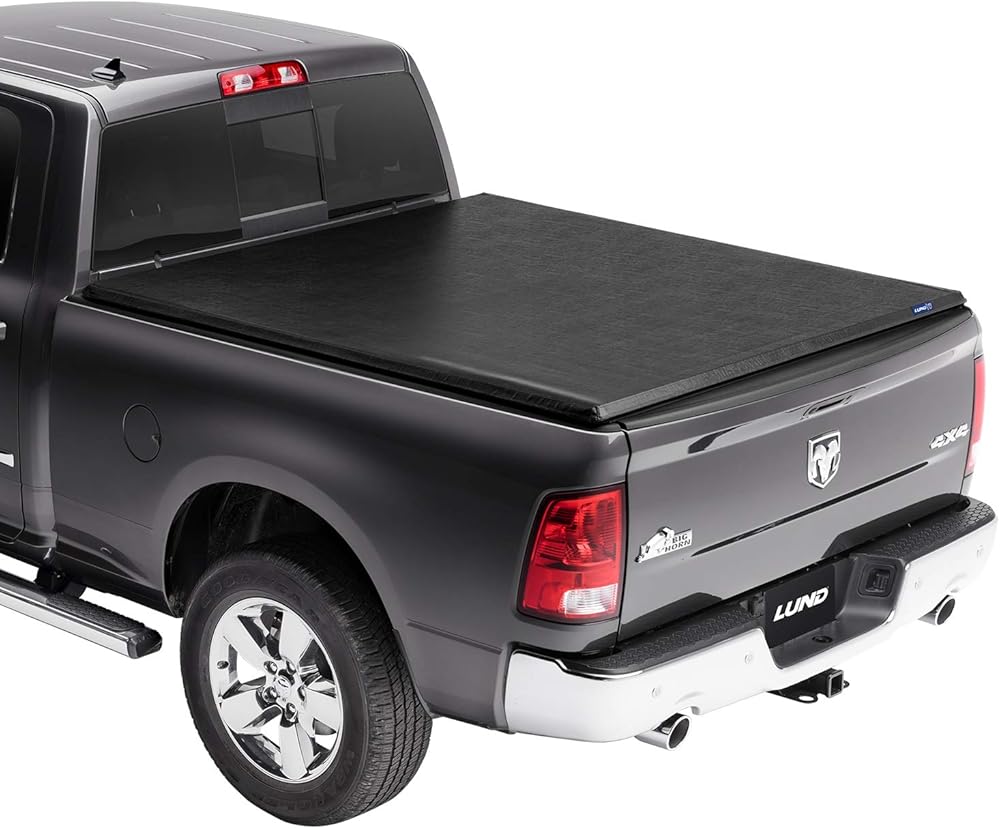 Lund Genesis Roll Up Soft Roll Up Truck Bed Tonneau Cover | 96068 | Fits 2002 - 2008 Dodge Ram 1500-3500 6' 4