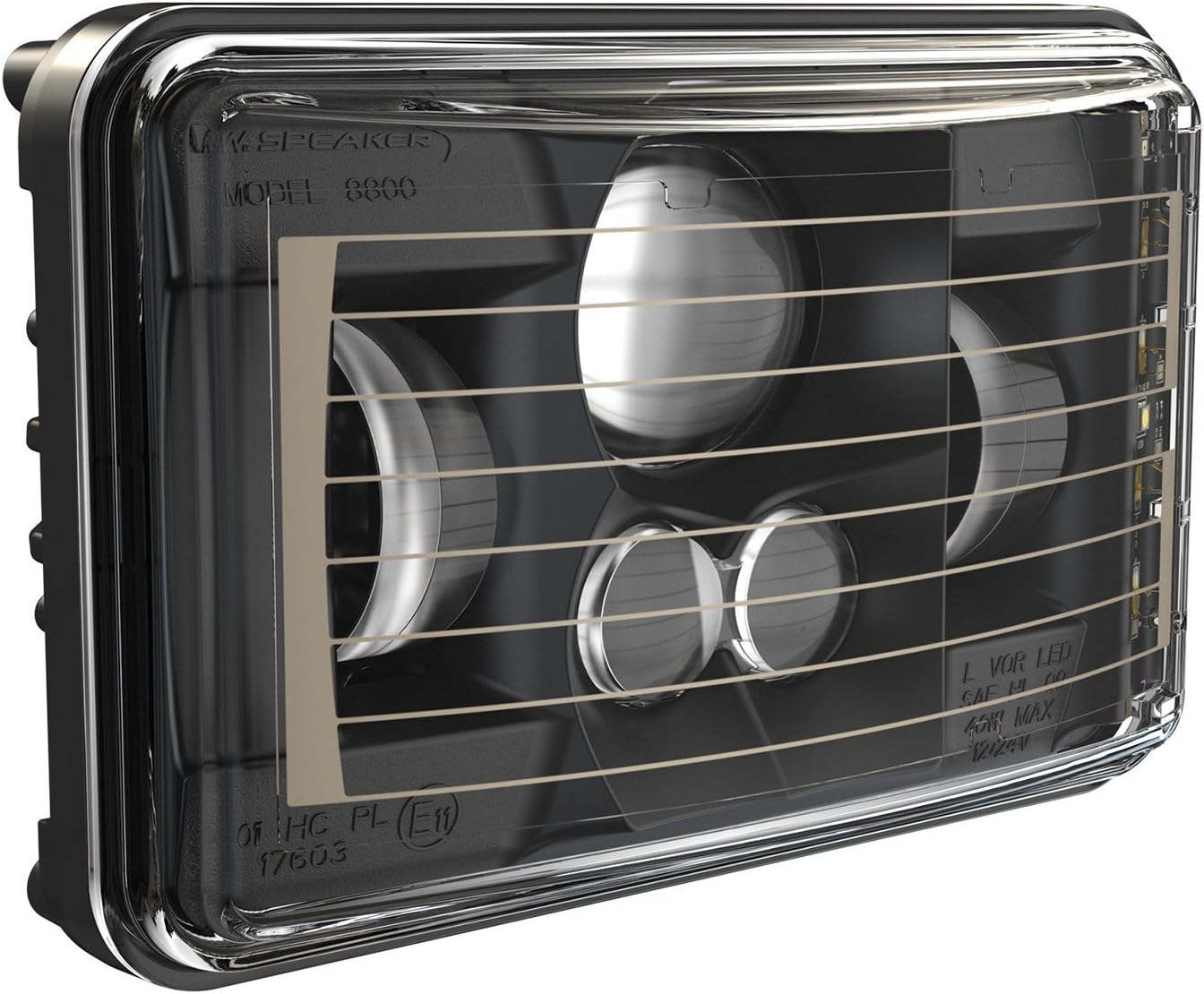 JW SPEAKER 8800Ev2 12/24V Lb SAE/Ece Rht Blk
