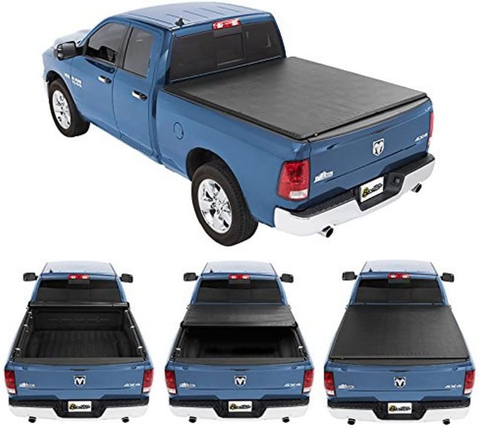 Bestop 19241-01 EZ-Roll Tonneau Cover for 2009-2010 Dodge Ram 1500 & 2011-2018 Ram 1500 (except Rambox), 5.5' bed