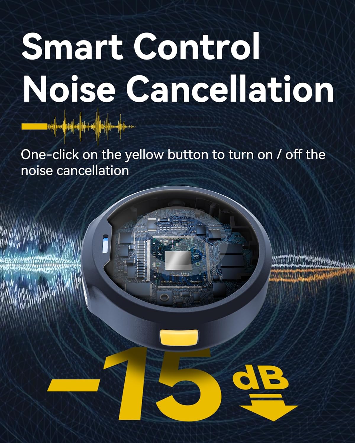 Hollyland Lark M2 Wireless Microphone for iPhone14 & Below, Mini Magnetic Microphone, 300m Range, Hi-Fi Audio, Noise Cancelling, 30h Use, Video Recording (2TX + Lightning RX + Charging Case)