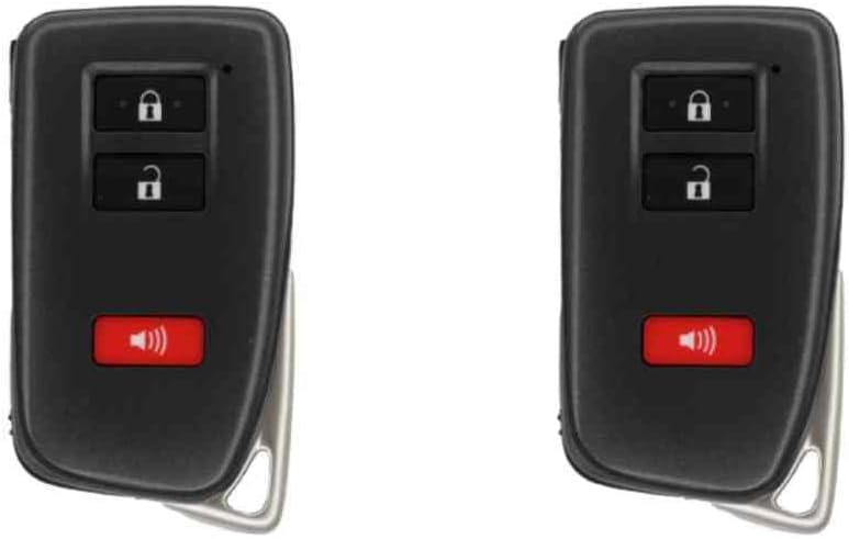Replcament Smart Key Fob Compatible with Lexus NX300h 2021 FCC HYQ14FBA (AG Board 2110) 2AOKM-TY14 Part Number 89904-78460 8990478460 Pack of 2