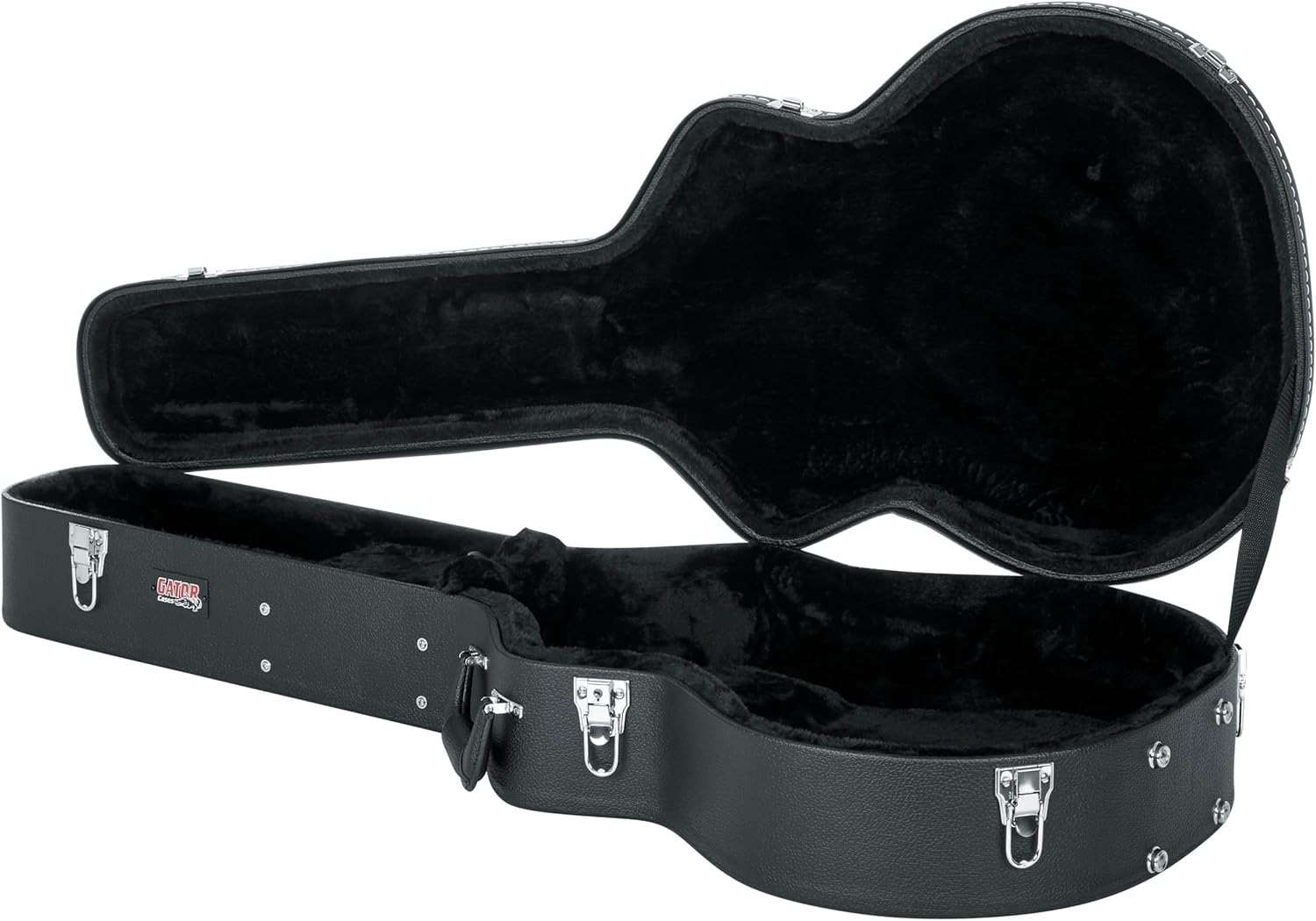 Gator Cases Deluxe Wood Case for Jumbo Acoustic Guitars (GW-JUMBO)