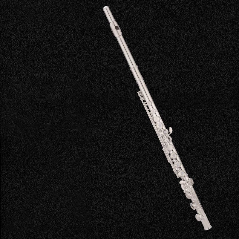 Flute Flute Wind Instrument 17-Hole C-Tuned Tube Body Silver-Plated E-Key Split Opening Flutes Musical Instruments
