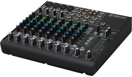 Mackie 1202VLZ4 12-Channel Compact Mixer with G-MIXERBAG-1212 Padded Nylon Mixer/Equipment Bag & PB-S3410 3.5 mm Stereo Breakout Cable, 10 feet Bundle
