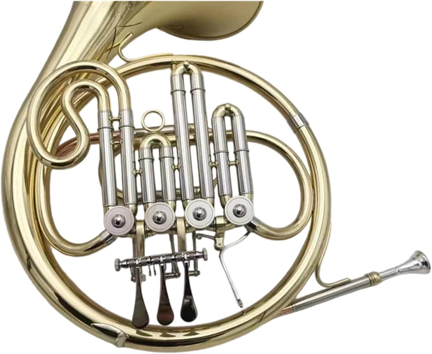 4 Key French Horn Exquisite French Horn 4 Key Bb Brass Instrument With Case