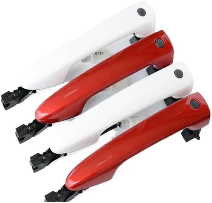 Car Keyless Entry Handle with Button Compatible for Mazda Atenza Axela CX5 M6 M3(1pair Black)