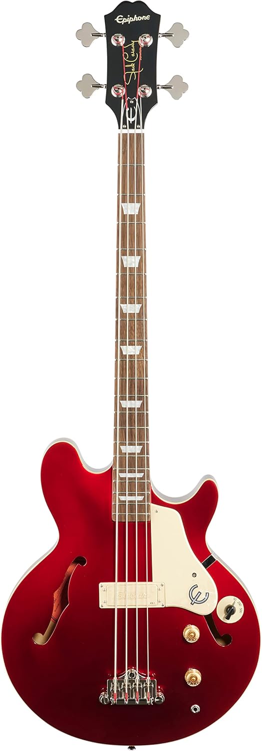 Epiphone Jack Casady Signature Bass Guitar Sparkling Burgundy