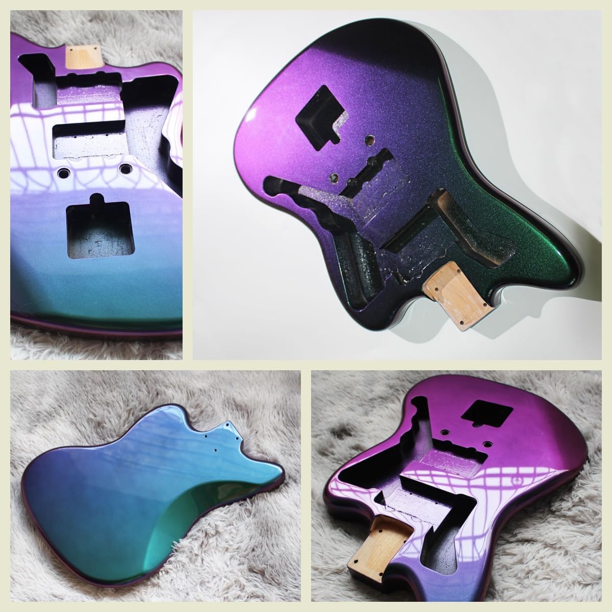 Chameleon Electric Guitar Body Alder Wood High-end Guitar DIY Body JM Style