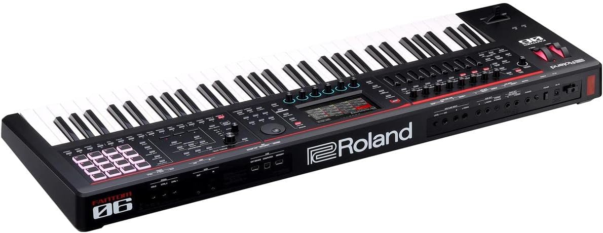 Roland FANTOM-06 | 61-Note Synthesizer Keyboard | Thousands of Electronic & Acoustic Sounds | ZEN-Core & SuperNATURAL Technologies | Lightweight & Durable | Deep Onboard Sampling | DAW Integration