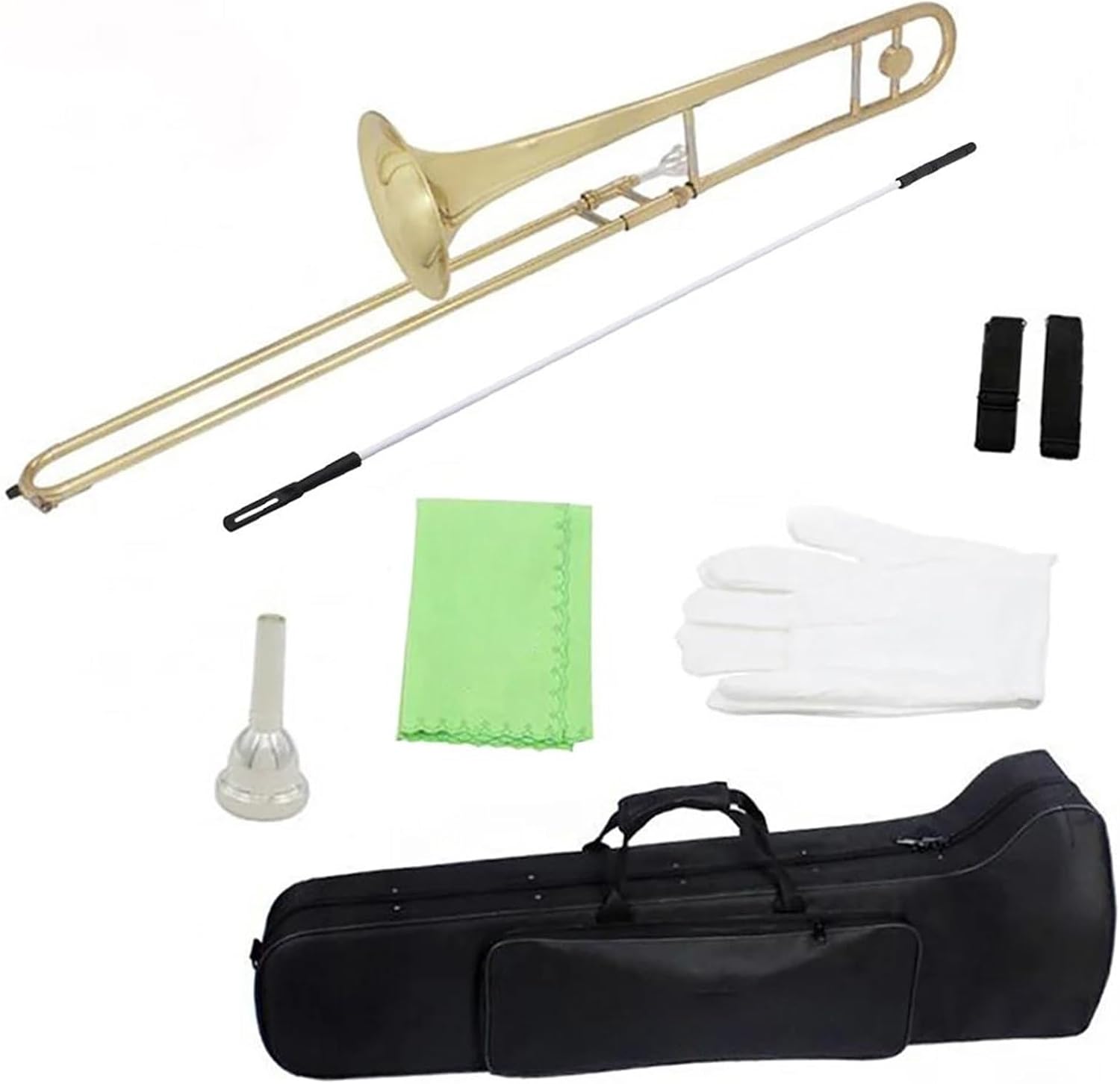 Professionals euphonium Bb Alto Trombone Lacquered Gold Professional Brass Instrument B Flat Trombone Horn With Box Accessories