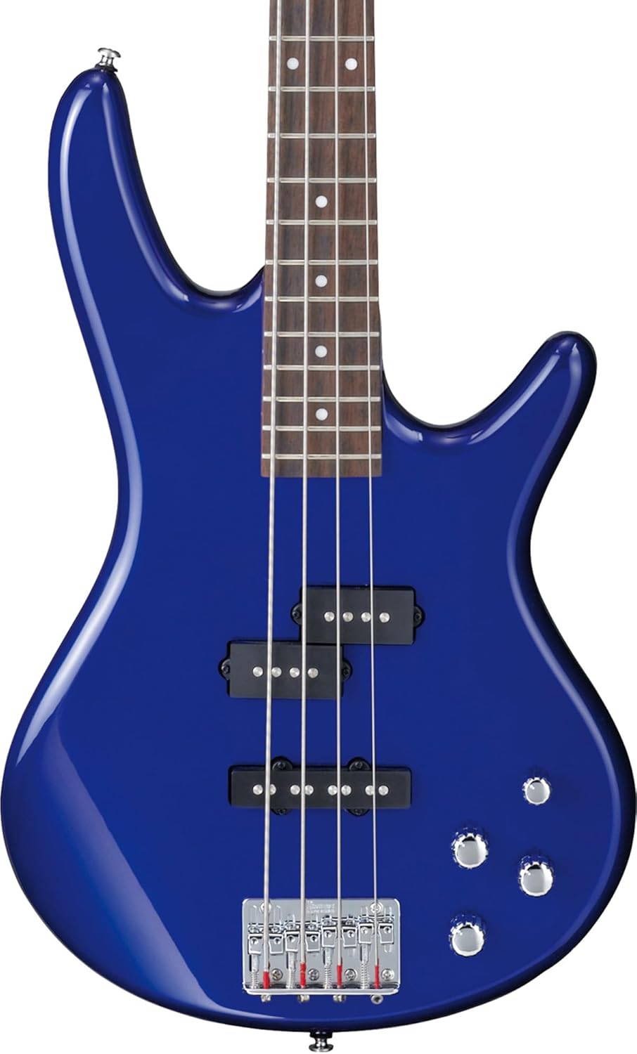 Ibanez GSR200 SR GIO Bass Guitar - Jewel Blue Bundle with Gig Bag, Tuner, Strap, Instrument Cable, Austin Bazaar Instructional DVD, and Polishing Cloth
