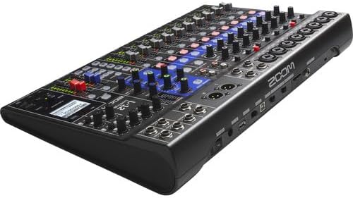 Zoom LiveTrak L-12-12-Channel Digital Mixer & Multitrack Recorder + Zoom ZDM-1 Podcast Mic Pack + Audio Cable 3.5mm 1/8 inch Mono Male to RCA Mono Male Connector + More