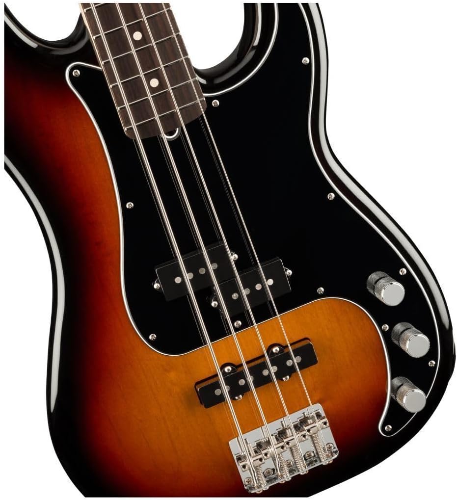 Fender American Performer Precision Bass, 3-Color Sunburst, Pau Ferro Fingerboard