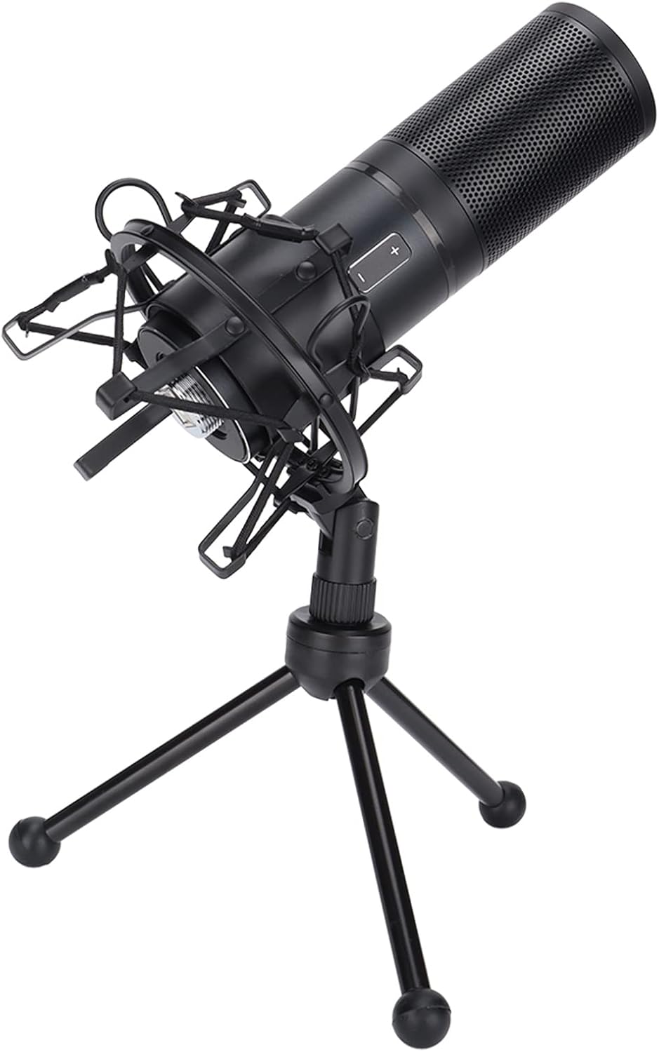 Computer Microphone, Condenser Recording Microphone for Laptop with USB Cable Protective Cover for Singing Live Stream