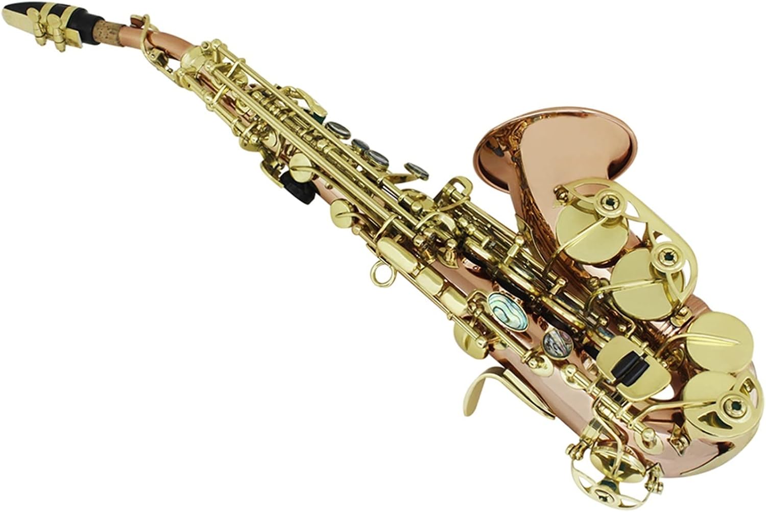 Saxophone Professional Woodwind Instrument Bb B Flat with Box&Mouthpiece Musical Instrument Accessories Beginner Saxophone