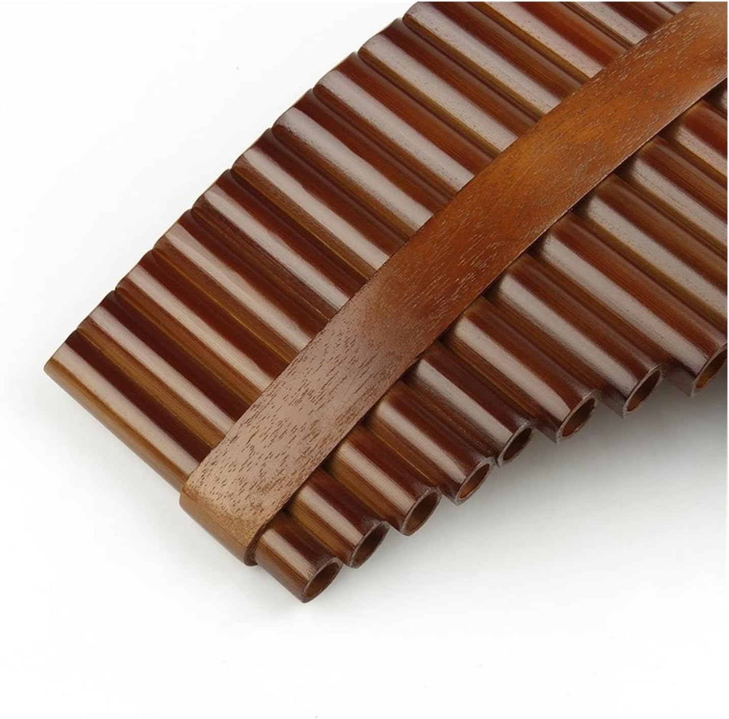 PanPipes Woodwind Instrument 18 Pipes F Key Pan Flute Woodwind Instrument Pan Flute (Color : Left-Hand)