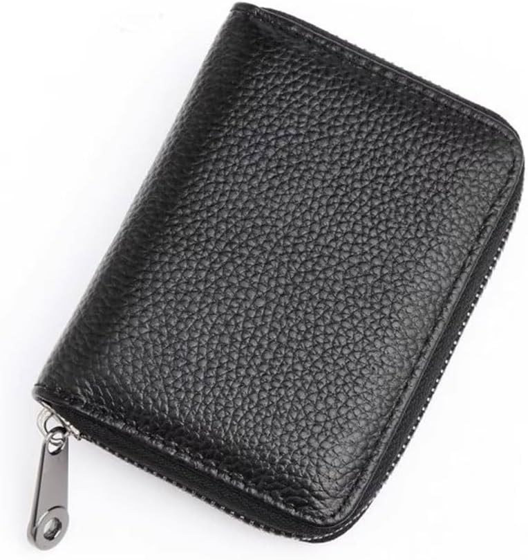 Men Genuine Leather Wallet Blocking Credit Card Holder