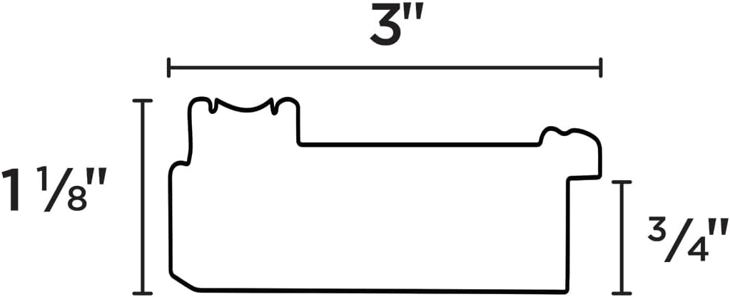 Creative Mark Plein Air Museum Collection De Stijl Open Back Art Frame - 11x14-6 Pack Gold - Art Deco Wood Composition Hand-Leafed Museum-Quality Closed-Corner | Does Not Include Glass or Backing