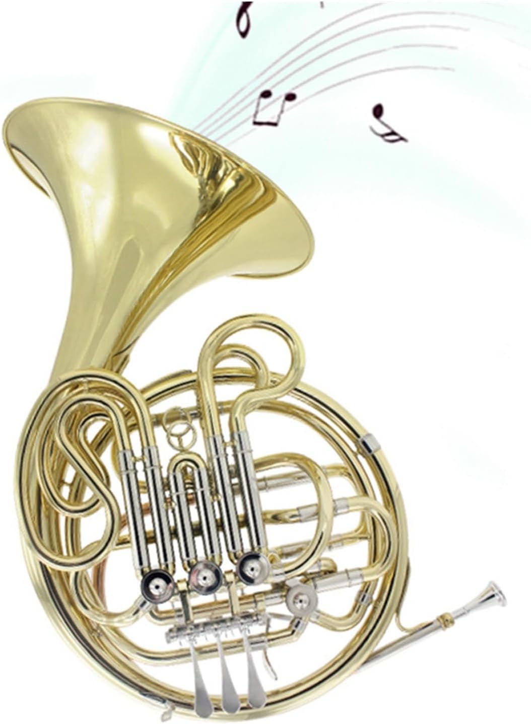 4 key double row French horn professional instrument