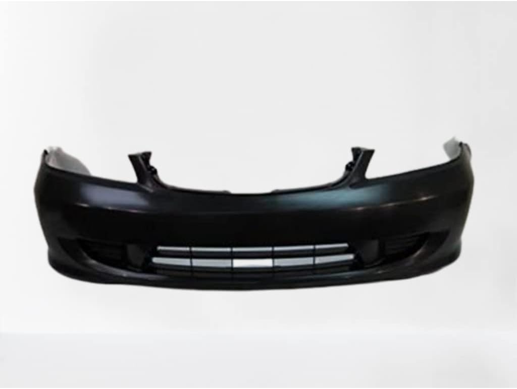 For Honda Civic 2001 2002 2003 Bumper Cover | Front | Matte Black Prefinished | 2 Door Coupe | 4 Door Sedan | HO1000201