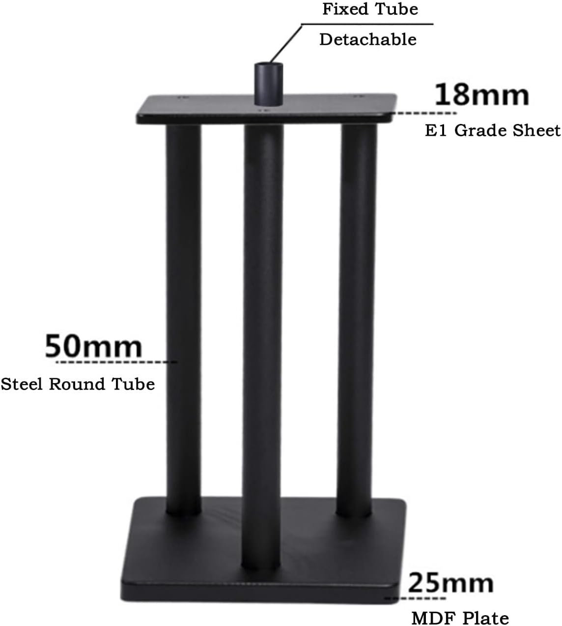 Speaker Stand Professional Speaker Stand 10 Inch 12 Inch 15 Inch Floor Stand Stage Audio Stand Speaker Tripod Metal Tripod Speaker Mounts and Media Stands(H 115cm)