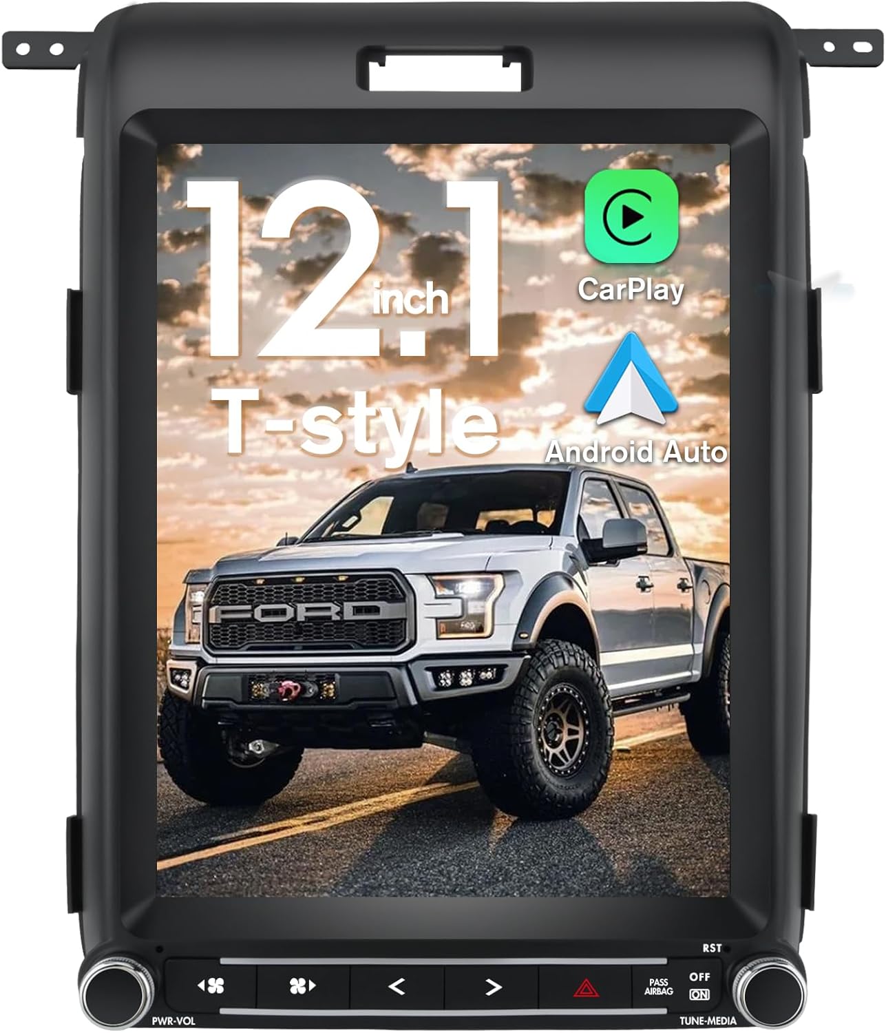 Android 13 Car Stereo for Ford F150 2013 2014 12.1inch Touch Screen 8core CPU Support CarPlay Android Auto Multimedia Player