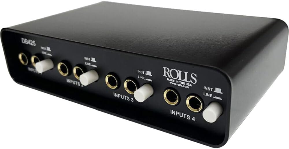 Rolls DB425 Passive Four-Channel DI Box