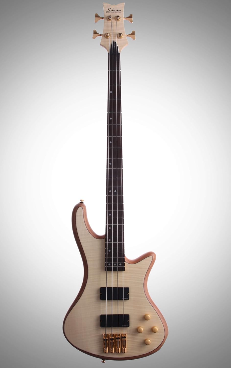 Schecter Stiletto Custom-4 Electric Bass (4 String, Natural Satin)