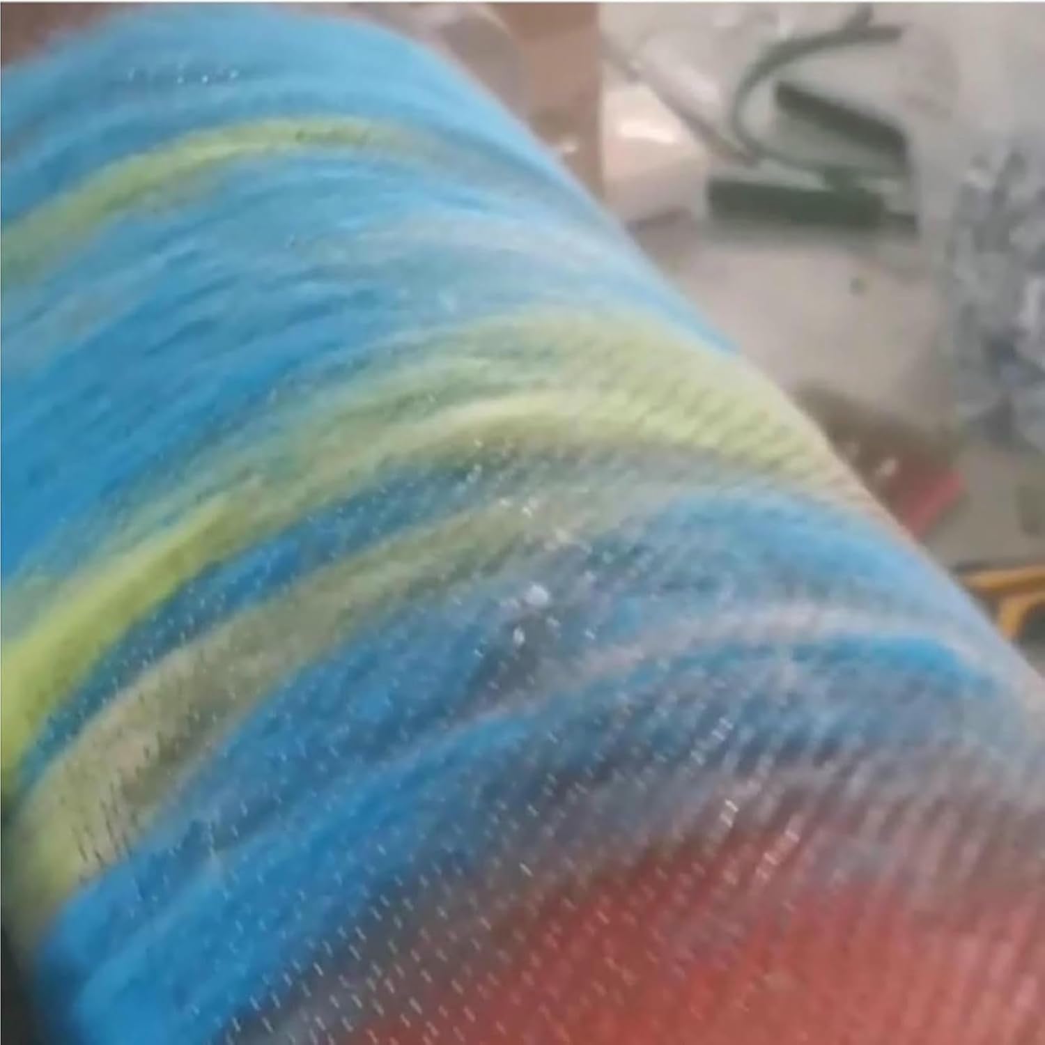 Heavy Duty Drum Carder, Manual Wool Carding Machine with Aluminum Alloy Speed Change Wheel and Belt Drive, Needle Density: 90 TPI, Perfect for Handcrafting and Textile Projects~/