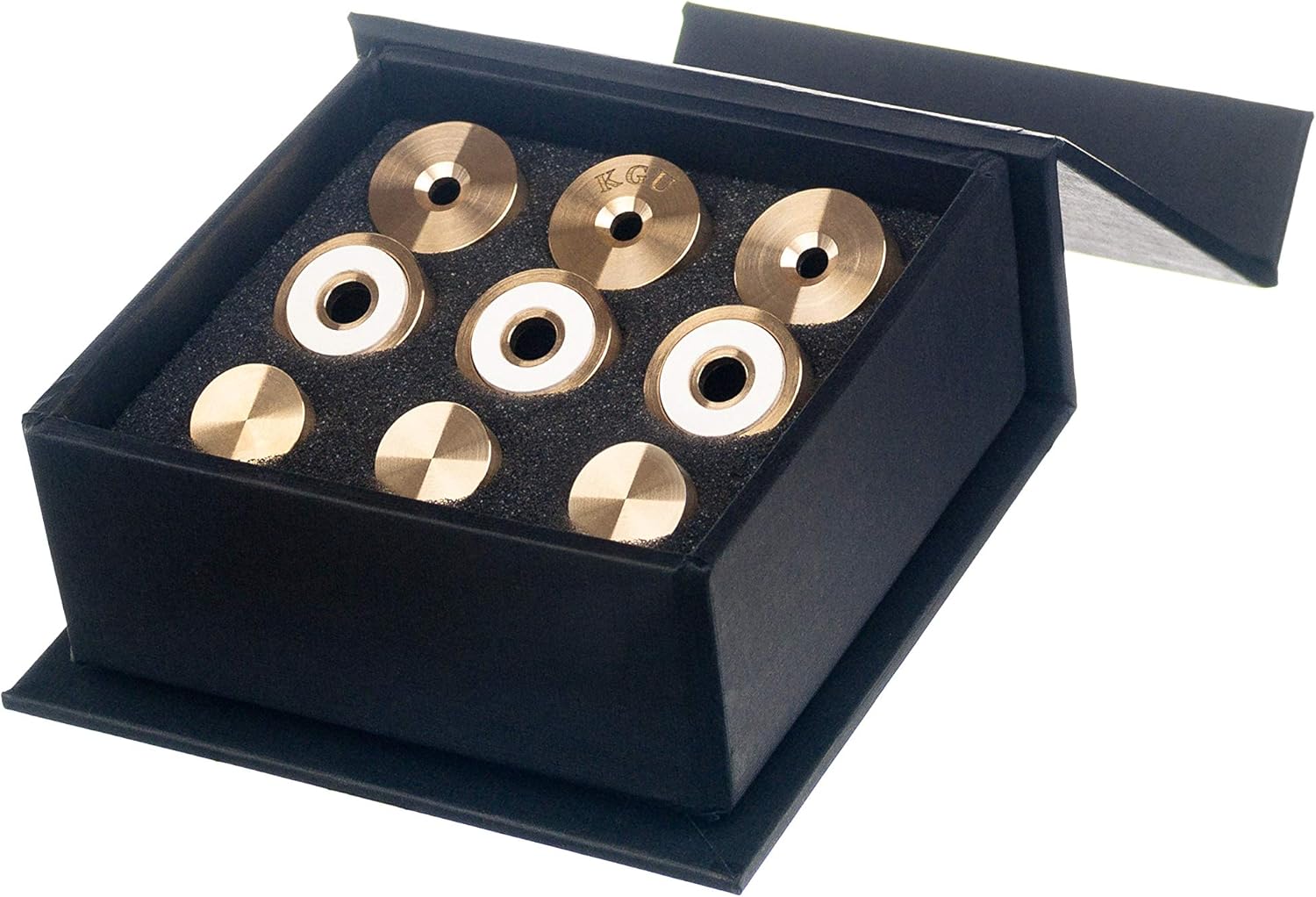 Trumpet Trim Kit for improving the sound. for all Yamaha & Stomvi Trumpet. Custom made KGUBrass (LIGHT, Antique Bronze Lacquer)