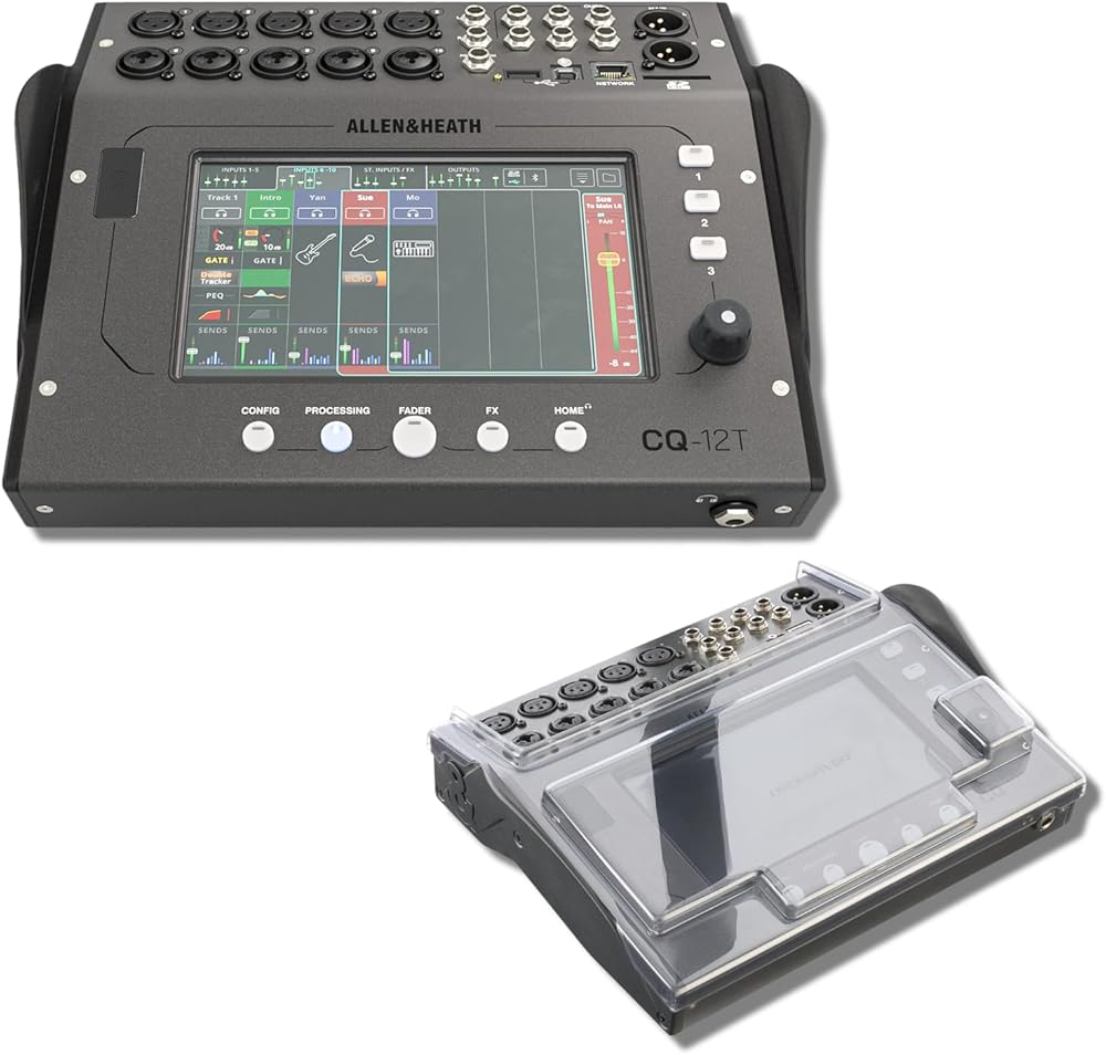 Allen & Heath CQ-18T 16-Channel Digital Mixer with Decksaver Allen & Heath CQ-18T Cover