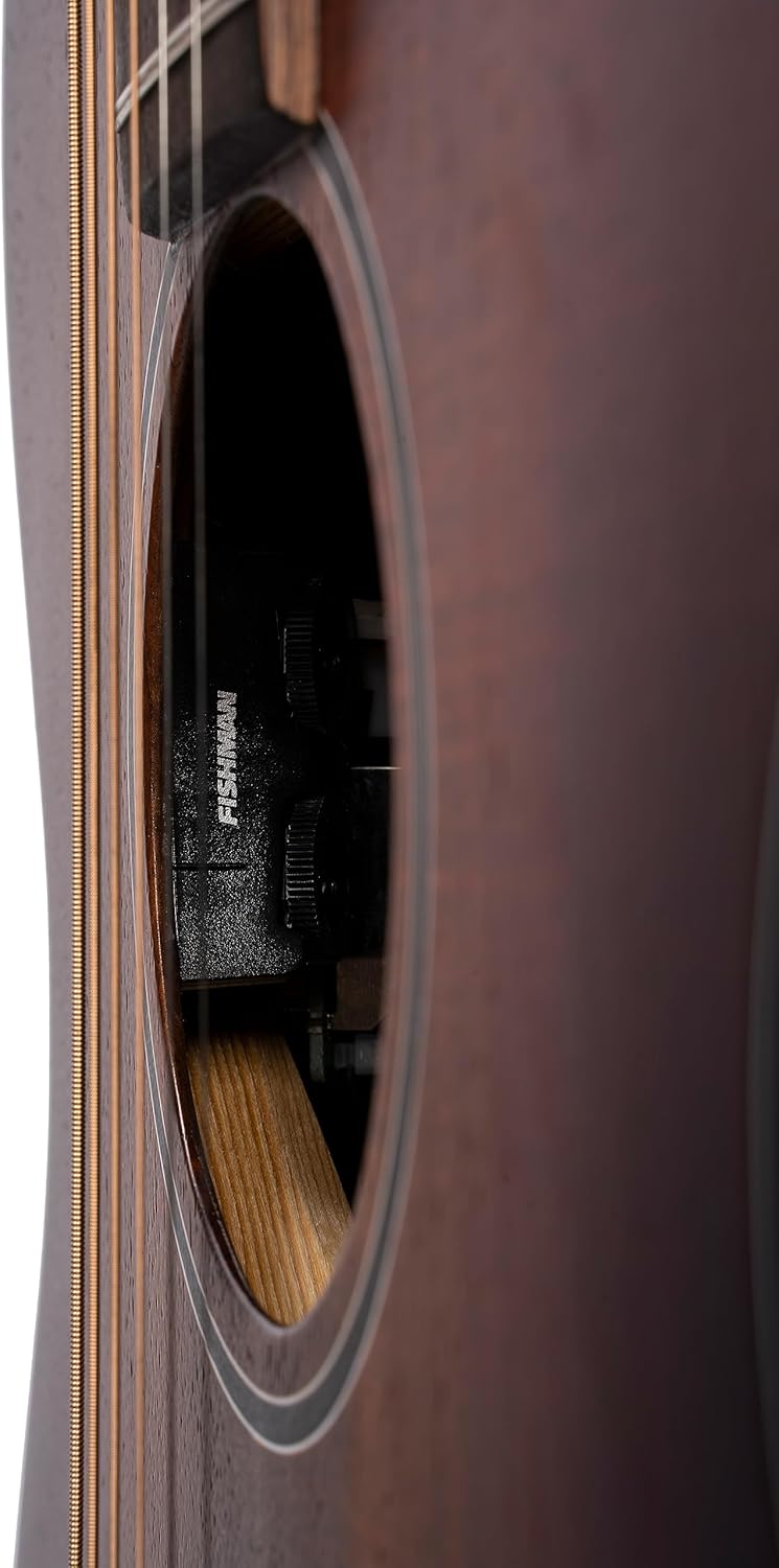 Cort 6 String Acoustic-Electric Guitar, Right, Open Pore Light Burst, Full (COREOCOPLB)