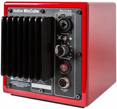 Avantone Pro Active MixCube 5.25 Inches Powered Studio Monitor - Red, Each
