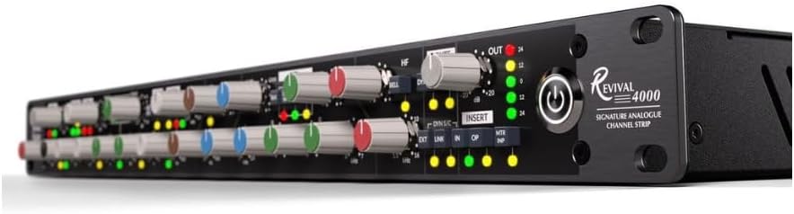 Solid State Logic Revival 4000 with E Jensen Transformer-Balanced Preamp B Series De Esser 4-Band EQ and Discrete Class A VCA Dynamics