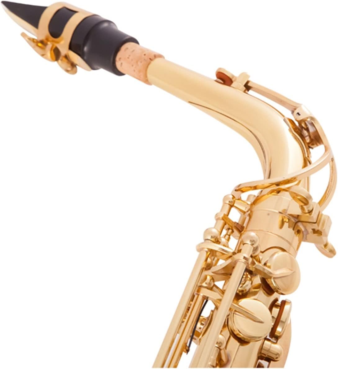 Sax Beginners Kit Antique Finish EB E- Flat Alto Saxophone Sax Shell Key Carve Pattern Woodwind Instrument with Case Gloves Straps Wind Instrument (Color : Red Bronze)