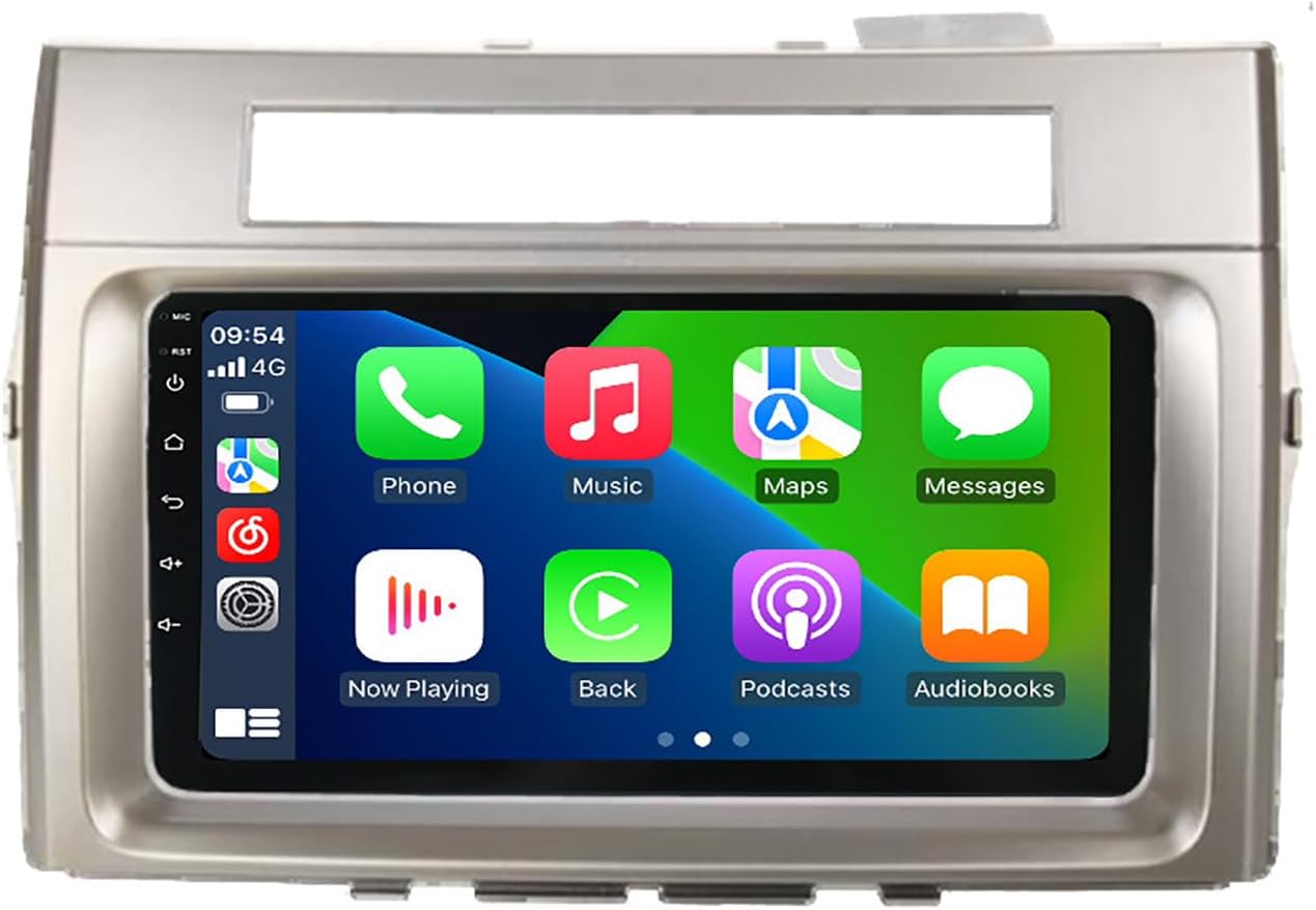 Android 14 Car GPS Navigation for Toyota Verso 2007, 9 Inch HD Screen Car Bluetooth WiFi Connection Multimedia Audio Radio Stereo Player