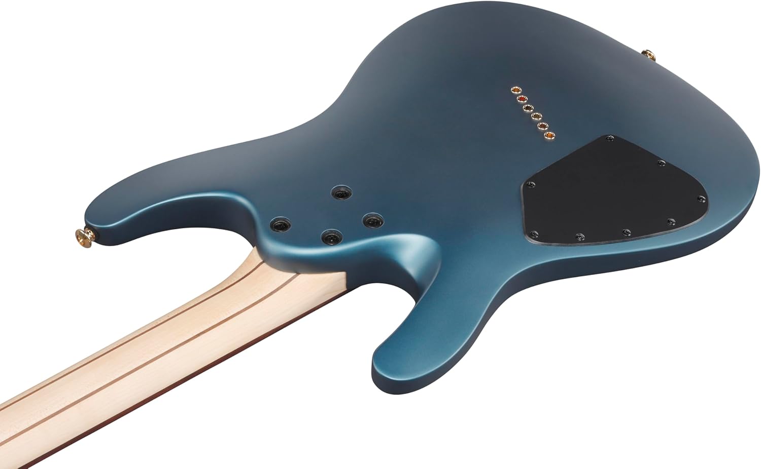 Ibanez SML721 Axe Design Lab Multi-Scale 6-String Right-Handed Electric Guitar with Nyatoh Body and Rosewood Fingerboard (Midnight Arctic Ocean Matte)